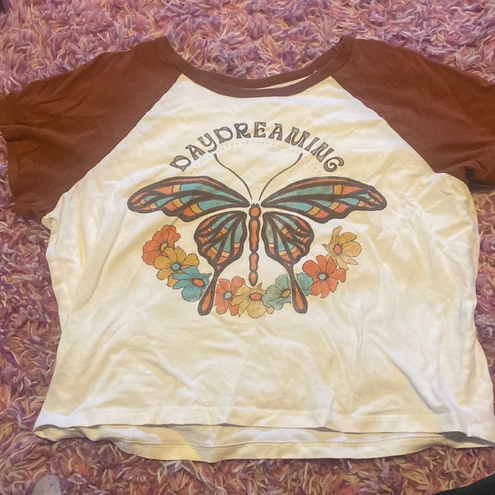 Graphic tee hollister shirt